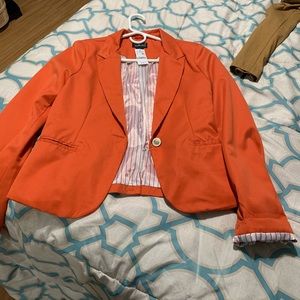Pretty Orange Blazer